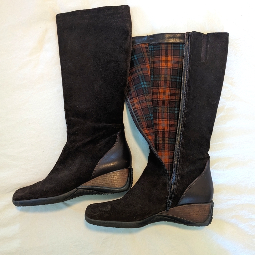 Aquatalia 'Minnow' Suede Knee High Boot